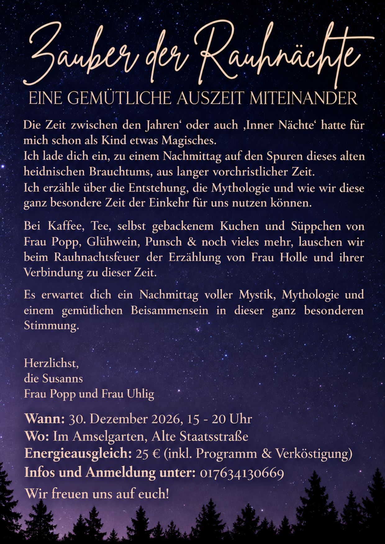 Raunächte Informationsnachmittag